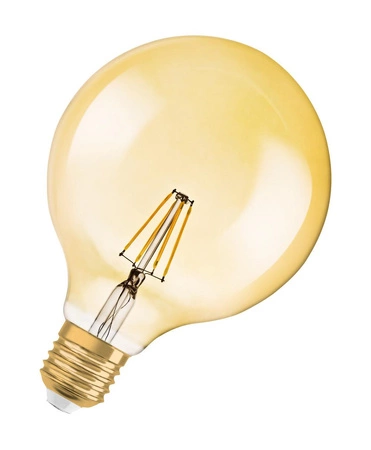 LED-Lampe E27 G125 7.5W = 55W 650lm 2500K Warm OSRAM Vintage 1906 Globe Dimmbar