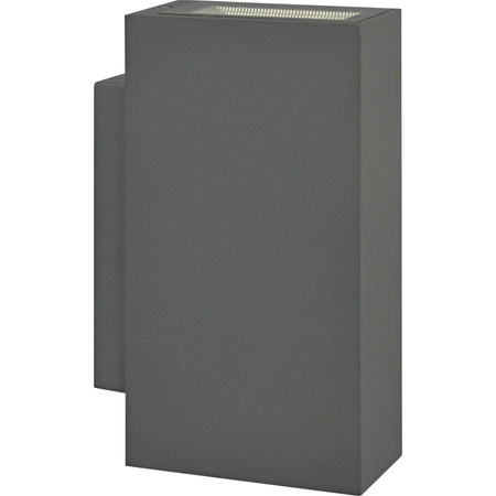 LED Elevation Wandleuchte Graphit oben/unten 2x2,5W 4000K Neutral ORLEAN GOLDLUX (Polux)