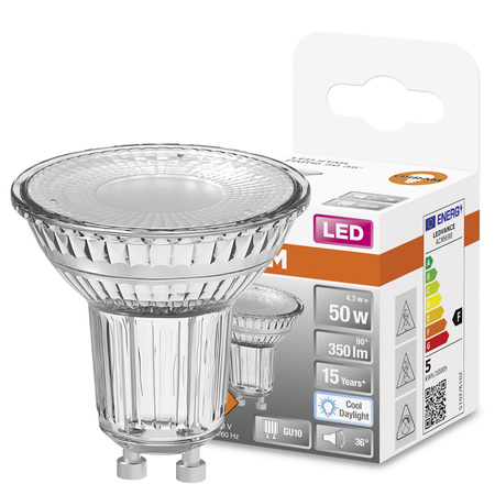 LED-Lampe PAR16 Reflektor GU10 4.3W = 50W 350lm 6500K Kalt 36° STAR Osram