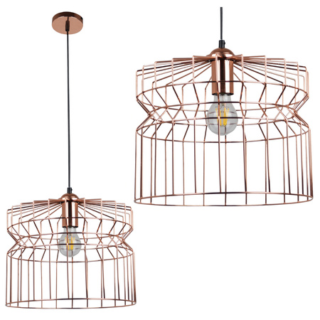 Lagos Sanico Goldlux E27 Gold Dekorative Hängende Deckenleuchte