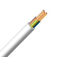 Kabel OMY 300/300V 3x1mm Weiß 1m ELEKTROKABEL