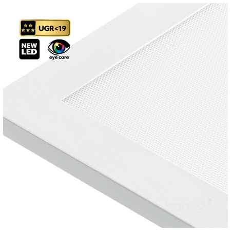 LED-Flächenpanel 40W 6400lm 90° CCT UGR<19 Coffer White 60x60cm Capri Pro Kobi