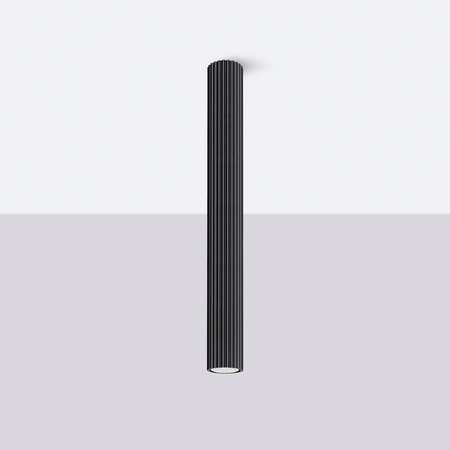 Tuba Spot Deckenleuchte GU10 Schwarz Carbon Deep Space SL.1572 Sollux