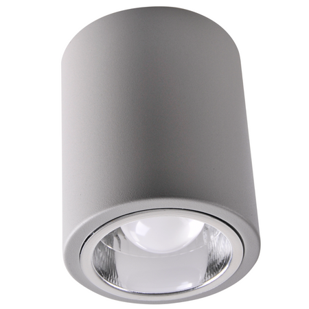 Deckenanbauleuchte Metallrohrspot JUPITER 10 GOLDLUX (Polux) DOWNLIGHT E27 grau