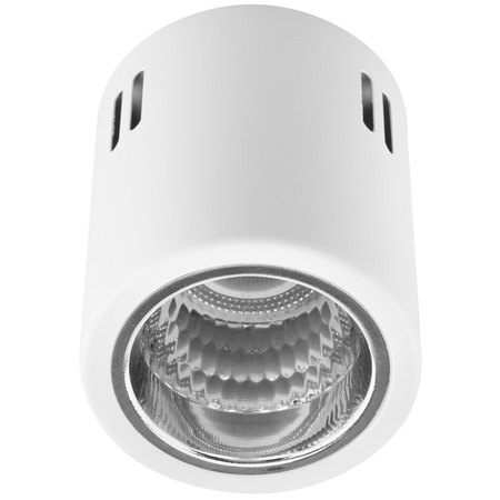 Aufbauleuchte E27, Aufbauspot Runde Tube Weiß Fest APUS 10 LUMILED