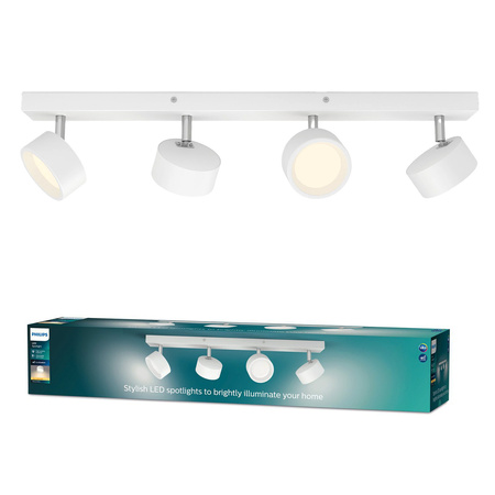 LED-Reflektor-Deckenleuchte 22W 2200lm 2700K Weiß Bruder Philips
