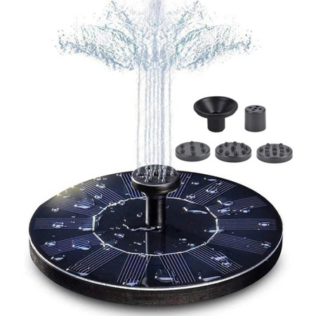 180l/h Solar LED Schwimmender Gartenbrunnen mit Pumpe