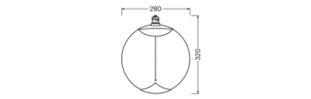 Vintage LED Glühbirne E27 12W = 35W 400lm 1800K Warm 320° Smoke Dimmbar Glühfaden Vintage 1906 Osram