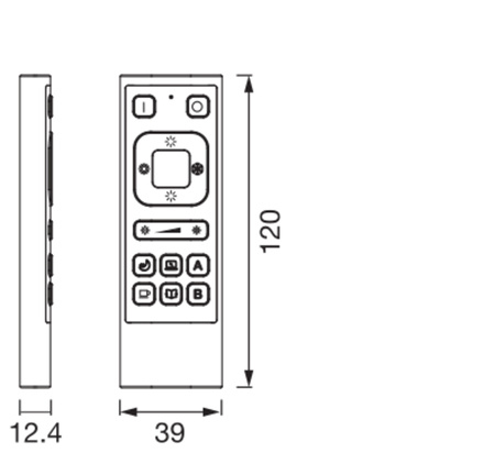 Fernbedienung RGB CCT DIM USB-C SMART+ WiFi Ledvance Controller