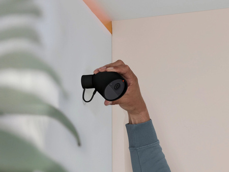 Kabelgebundene Außenkamera IP 2K QHD 1440p CMOS Schwarz Zigbee WiFi SMART Sicherheitskamera Sicher Philips HUE