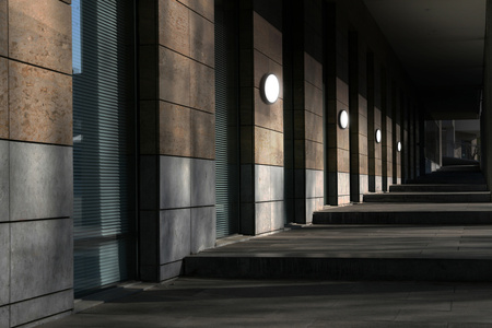 LED-Wandleuchte für den Außenbereich 17W 2270lm 3000/4000K IP65 Schwarz mit Bulkhead Ledvance Notfallmodul