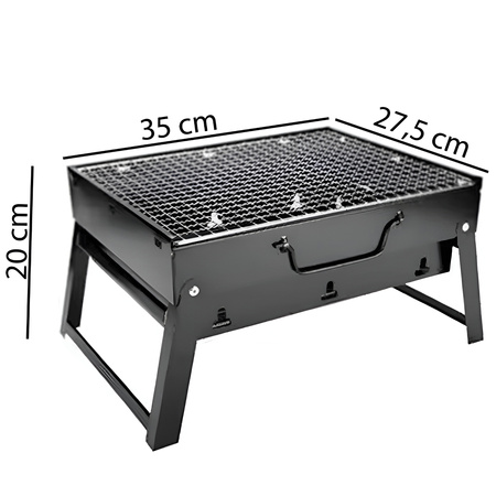 Holzkohle-Touristengrill faltbar, tragbare Tasche