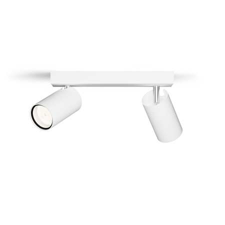 Reflektor-Deckenleuchte 2x GU10 IP44 Weiß Kosipo Philips