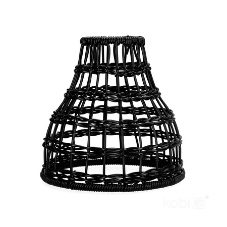 Lampenschirm für Girlanden Set CRETE LS R2 Schwarz Metall 5 Stück Kobi