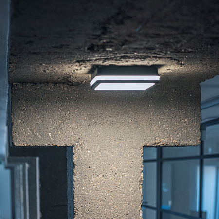 Plafond LED-Deckenleuchte 30W 2940lm CCT IP65 Anbauleuchte Graphit BENO KANLUX