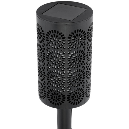 Solar-Gartenlampe LED-Fahrtaschenlampe 39cm IP44 Dämmerungssensor