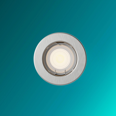 Einbauleuchte LED GU10 Fix Aluminium Rund Nickel Peridot Philips