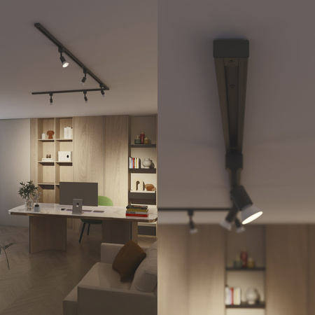 Hängeschienen-Kit LED GU10 Einphasig Schwarz EasyLink Tobia Philips