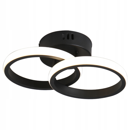 LED Kronleuchter Deckenleuchte 13W NEBULA LYRA Schwarz