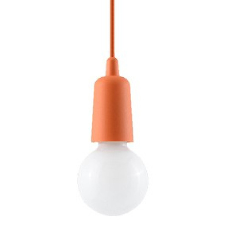 DIEGO E27 LED Hängeleuchte Orange SOLLUX