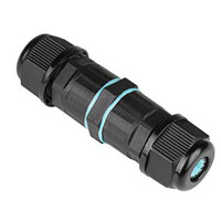 Hermetischer Steckverbinder. Gerader elektrischer Kabelkasten. IP68