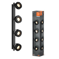 LED Spot Venus LEDVANCE 4-Punkt-Reflektor 4-Watt Schwarz LEDVANCE Deckenleuchte Wandleuchte