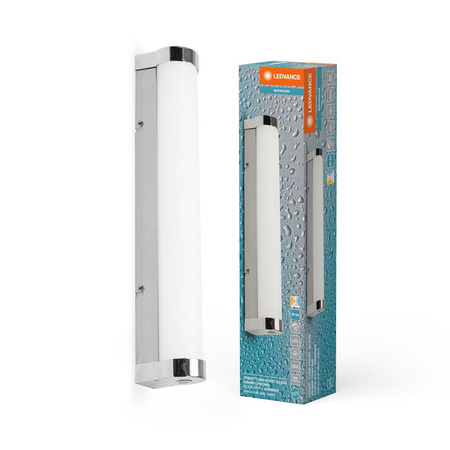 Badezimmerlampe LED Wandlampe über Spiegel Dimmbar 9W 900lm CCT Chrom IP44 40cm Obris Ledvance