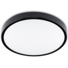 LED-Deckenleuchte Deckenaufbauleuchten Badezimmer-Anbauleuchte 24W 4000K IP44 ZOE Schwarz 35cm