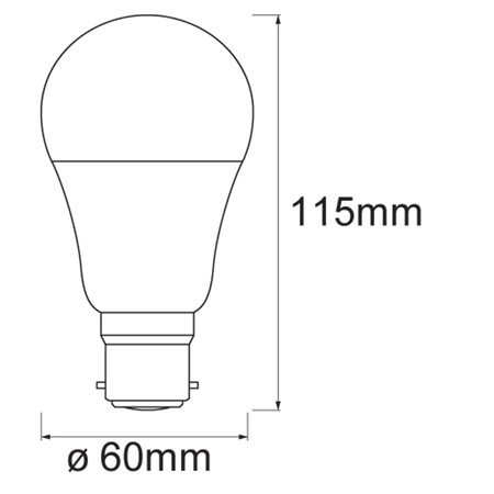 LED Leuchtmittel B22d A60 9W 806lm SMART+ WiFi CCT Dimmbar Classic LEDVANCE