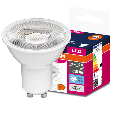 GU10 LED Leuchtmittel 4,5W = 50W 350lm 4000K Neutral 60° OSRAM Value