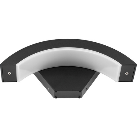 Gartenlampe Elevation Wandleuchte 12W 4000K ORION SCHWARZ IP54