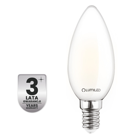 10x LED-Glühbirne E14 Kerze B35 2.2W 470lm = 40W 2700K Warm 360° Filament CLASS A LUMILED