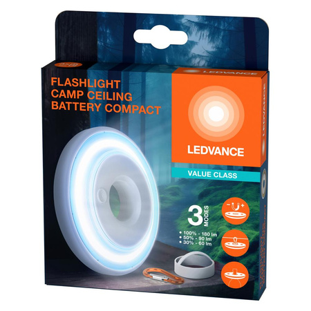 LED COB Batterie-Camping-Deckenleuchte 3xAA 2.2W 180lm 4000K LEDVANCE