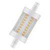 LED-Glühbirne R7s 8W = 75W 1055lm 2700K Warm 330° Ledvance