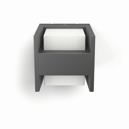 Gartenleuchte LED-Wandleuchte ARBOR myGarden 4,5W 2700K IP44 Oben-Unten Anthrazit PHILIPS