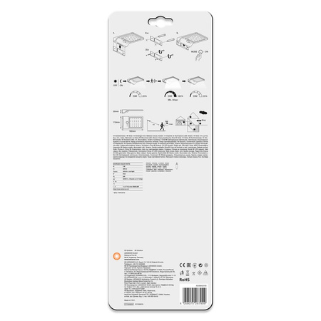 LED-Flutlicht 3W 320lm 4000K Weiß mit Bewegungs- und Dämmerungssensor LEDVANCE DOORLED Solar