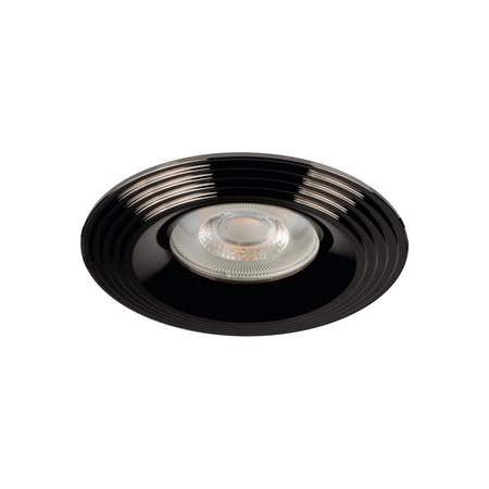 LIGLO DSO GU10/GU5.3 Circular Black KANLUX Deckeneinbauleuchte