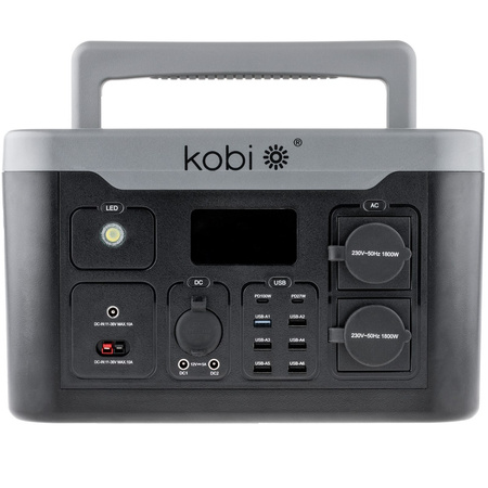 Energiebank Powerbox Tragbare mobile Stromstation 1800W Premium KOBI
