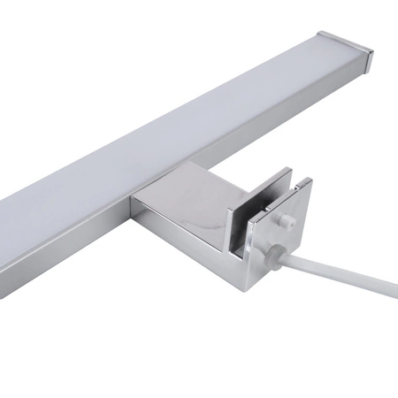 LED Badezimmer Wandleuchte 8W 900lm 4000K Neutral 120° Chrom IP44 ELBA Sanico Goldlux