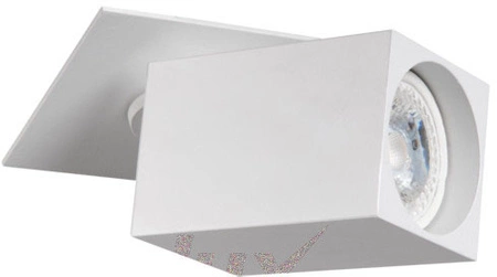 Spot bewegliche weiße Deckenleuchte SPOT CHIRO GU10 quadratisch Kanlux