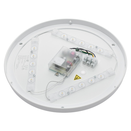 LED-Aufbauleuchte für Badezimmer 12W 4000K IP44 mit SOFI LX-Bewegungsmelder Weiß 28 cm