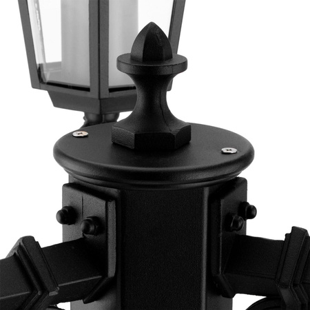 Garten Park Stehlaterne Lampe LIGURIA GOLDLUX (Polux) 3X E27 schwarz 2.5m