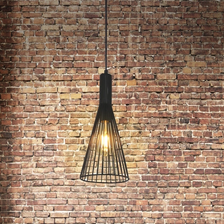 Sanico Goldlux E27 Schwarz Tiana Dekorative Hängeleuchte für Decken