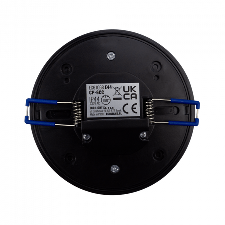 PIR-Bewegungs- und Dämmerungssensor IP44 Unterputz-/Aufputzmontage Schwarz 20m 360° CP Ecolight