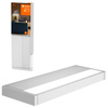 LED Wandlampe Beleuchtetes Regal 6.5W 550lm IP44 3000K Warm Linear Ledvance