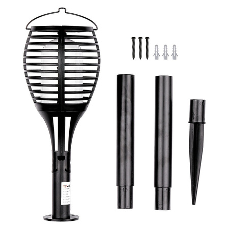 LED-Solar-Gartenlampe mit 4 Funktionen 0,5 W 2200 K Flammeneffekt VT-719 V-TAC