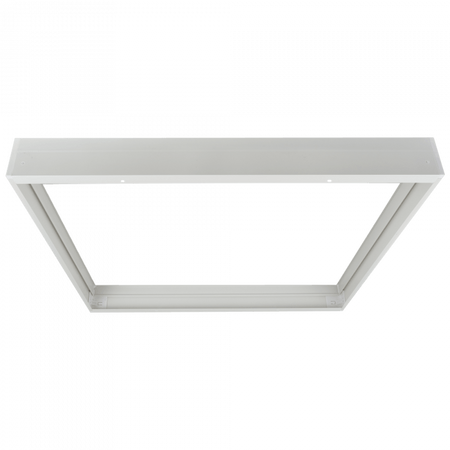 Aufputz-Klemmrahmen für LED-Paneele 60x60 PVC 65mm Weiß Ecolight