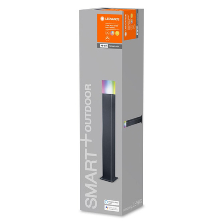 Gartenpfosten-LED-Lampe SMART 9,5W RGB+W Grau 50 cm SMART+ WiFi CUBE LEDVANCE