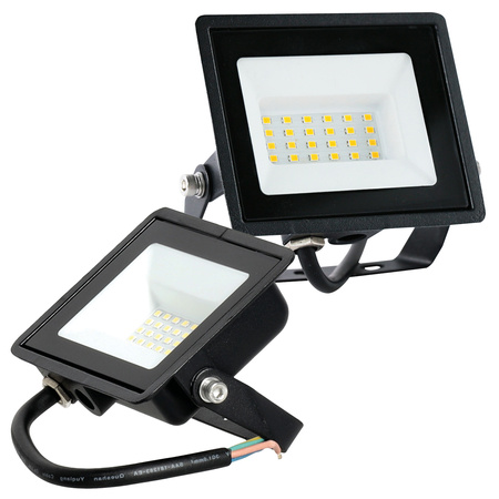 LED-Flutlicht Halogen 20W 1620lm 4000K IP65 Schwarz Lampe LED2B MH RED Kobi