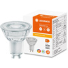 GU10 LED Leuchtmittel 4,7W = 50W 350 lm 4000K Neutral 36° CRI90 Dimmbar Glas LEDVANCE Superior